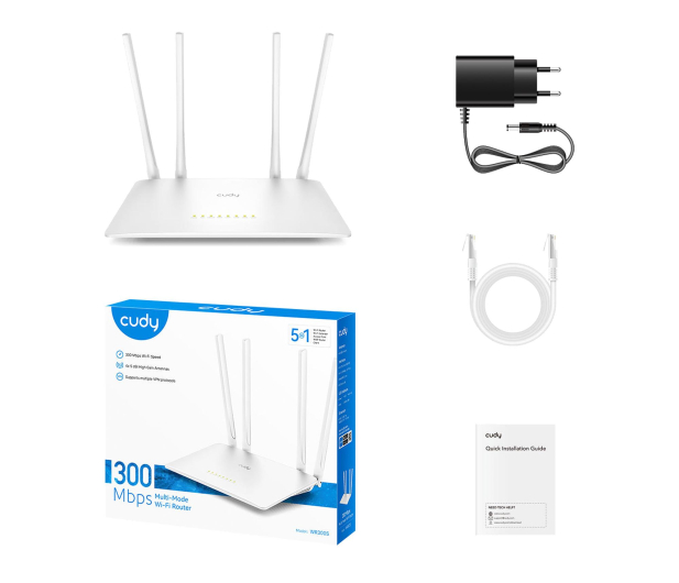 Cudy WR300S (300Mb/s b/g/n) - 1504466 - zdjęcie 4
